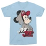 Világoskék Mickey egér férfi rövid ujjú póló - Mickey Mouse Hip-Hop