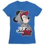 Királykék Mickey egér női rövid ujjú póló - Mickey Mouse Hip-Hop