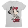 Sportszürke Mickey egér női rövid ujjú póló - Mickey Mouse Hip-Hop