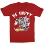 Piros Minnie gyerek rövid ujjú póló - Minnie and Mickey Be Happy