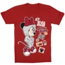 Piros Minnie gyerek rövid ujjú póló - Minnie Mouse Hip-Hop