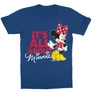 Királykék Minnie gyerek rövid ujjú póló - It’s all about Minnie Mouse