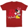 Piros Minnie gyerek rövid ujjú póló - It’s all about Minnie Mouse