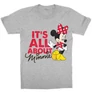 Sportszürke Minnie gyerek rövid ujjú póló - It’s all about Minnie Mouse