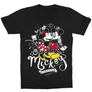 Fekete Minnie gyerek rövid ujjú póló - Retro Minnie and Mickey