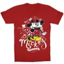Piros Minnie gyerek rövid ujjú póló - Retro Minnie and Mickey