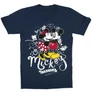 Sötétkék Minnie gyerek rövid ujjú póló - Retro Minnie and Mickey