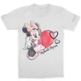 Fehér Minnie gyerek rövid ujjú póló - Minnie Mouse Watercolor