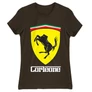 Barna A Keresztapa női rövid ujjú póló - Corleone Ferrari