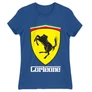 Királykék A Keresztapa női rövid ujjú póló - Corleone Ferrari