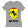Kép 17/22 - Sportszürke A Keresztapa női rövid ujjú póló - Corleone Ferrari