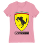 Kép 21/22 - Világos rózsaszín A Keresztapa női rövid ujjú póló - Corleone Ferrari