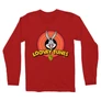 Piros Bolondos dallamok férfi hosszú ujjú póló - Bugs Bunny Logo