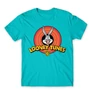 Atollkék Bolondos dallamok férfi rövid ujjú póló - Bugs Bunny Logo