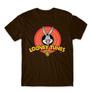 Kép 3/25 - Barna Bolondos dallamok férfi rövid ujjú póló - Bugs Bunny Logo