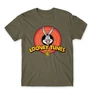Cink Bolondos dallamok férfi rövid ujjú póló - Bugs Bunny Logo