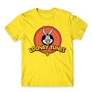 Citromsárga Bolondos dallamok férfi rövid ujjú póló - Bugs Bunny Logo
