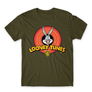Kép 11/25 - Khaki Bolondos dallamok férfi rövid ujjú póló - Bugs Bunny Logo