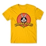 Sárga Bolondos dallamok férfi rövid ujjú póló - Bugs Bunny Logo