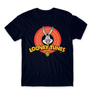 Kép 16/25 - Sötétkék Bolondos dallamok férfi rövid ujjú póló - Bugs Bunny Logo