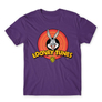 Kép 18/25 - Sötétlila Bolondos dallamok férfi rövid ujjú póló - Bugs Bunny Logo