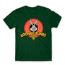 Kép 19/25 - Sötétzöld Bolondos dallamok férfi rövid ujjú póló - Bugs Bunny Logo