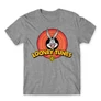 Sportszürke Bolondos dallamok férfi rövid ujjú póló - Bugs Bunny Logo