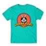 Kép 22/25 - Türkiz Bolondos dallamok férfi rövid ujjú póló - Bugs Bunny Logo