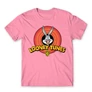 Világos rózsaszín Bolondos dallamok férfi rövid ujjú póló - Bugs Bunny Logo