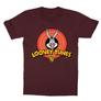 Kép 2/14 - Bordó Bolondos dallamok gyerek rövid ujjú póló - Bugs Bunny Logo