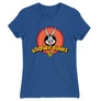 Királykék Bolondos dallamok női rövid ujjú póló - Bugs Bunny Logo
