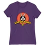 Sötétlila Bolondos dallamok női rövid ujjú póló - Bugs Bunny Logo