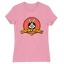 Világos rózsaszín Bolondos dallamok női rövid ujjú póló - Bugs Bunny Logo