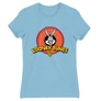 Világoskék Bolondos dallamok női rövid ujjú póló - Bugs Bunny Logo