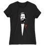 Fekete Bud Spencer női rövid ujjú póló - A Keresztapa