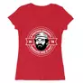 Kép 6/9 - Piros Bud Spencer női V-nyakú póló - A pisztácia kifogyott