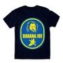 Sötétkék Bud Spencer férfi rövid ujjú póló - Banános Joe