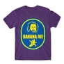 Sötétlila Bud Spencer férfi rövid ujjú póló - Banános Joe