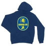 Királykék Bud Spencer unisex kapucnis pulóver - Banana Joe