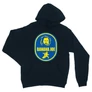 Sötétkék Bud Spencer unisex kapucnis pulóver - Banana Joe