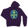 Sötétlila Bud Spencer unisex kapucnis pulóver - Banana Joe