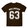 Barna Bud Spencer férfi rövid ujjú póló - Bulldozer 63