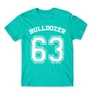 Türkiz Bud Spencer férfi rövid ujjú póló - Bulldozer 63