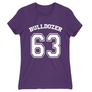 Kép 15/22 - Sötétlila Bud Spencer női rövid ujjú póló - Bulldozer 63