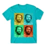 Atollkék Bud Spencer férfi rövid ujjú póló - Colors