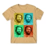 Homok Bud Spencer férfi rövid ujjú póló - Colors