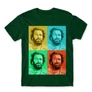 Sötétzöld Bud Spencer férfi rövid ujjú póló - Colors