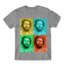 Sportszürke Bud Spencer férfi rövid ujjú póló - Colors