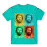 Türkiz Bud Spencer férfi rövid ujjú póló - Colors