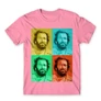 Világos rózsaszín Bud Spencer férfi rövid ujjú póló - Colors